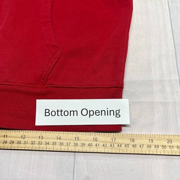 GAP CHL FZ ARCH Modern Red Logo Hooded Fleece Jacket, Sz:  M - Picture 6 of 9